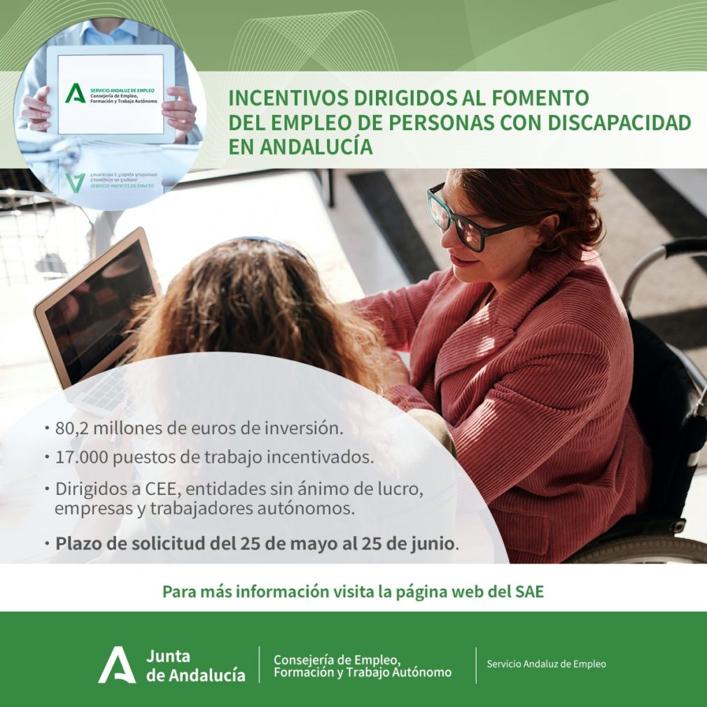 Convocatoria Junta para desempleados con discapacidad