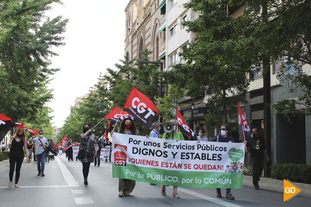 Foto 3 - Manifestación Gran vía por unos servicios públicos dignos y estables