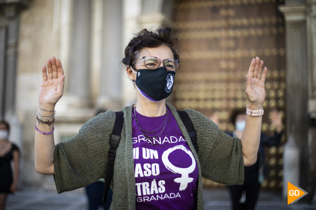 concentracion a favor de las madres protectoras y en apoyo a Juana Rivas