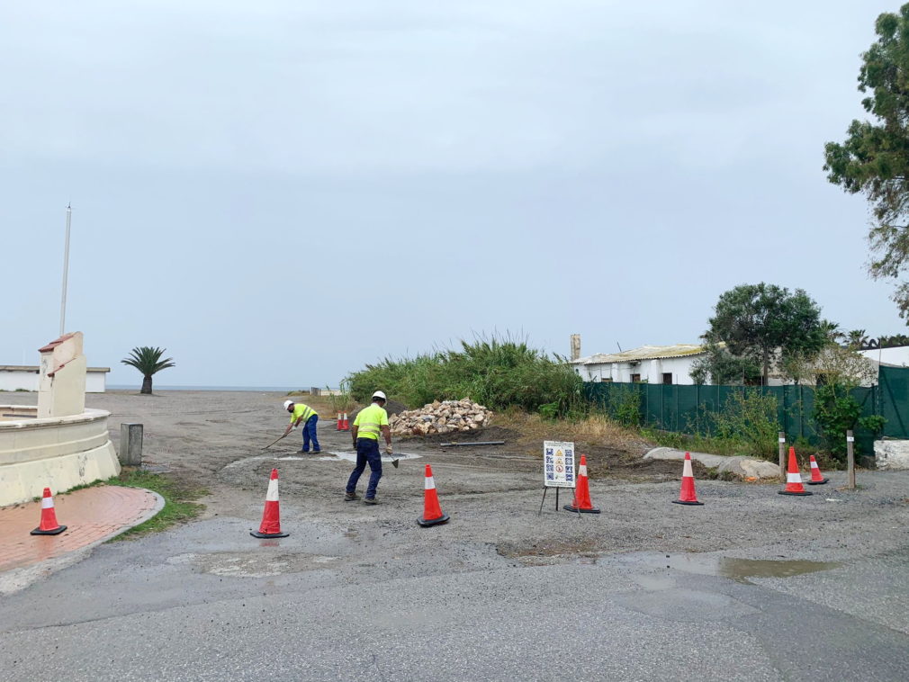 Obras en la costa tropical