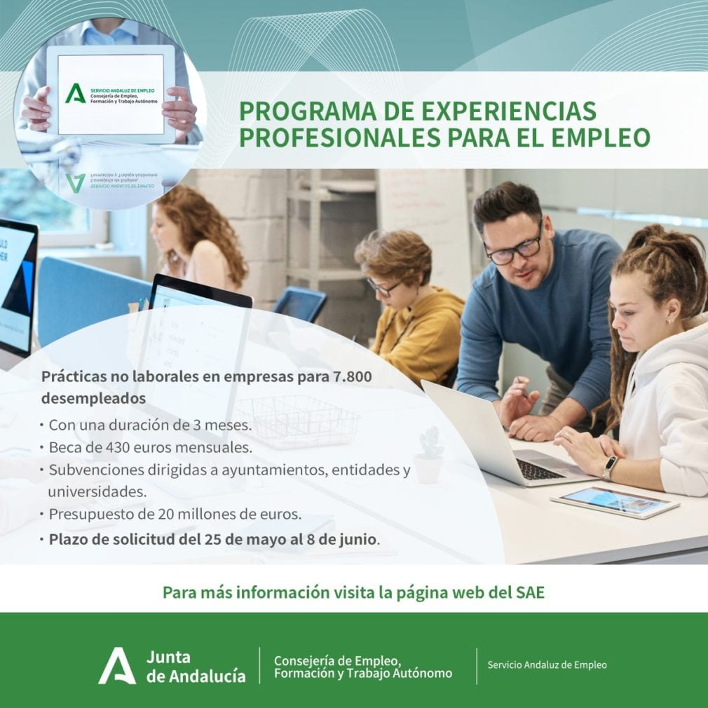 convocatoria becas desempleados