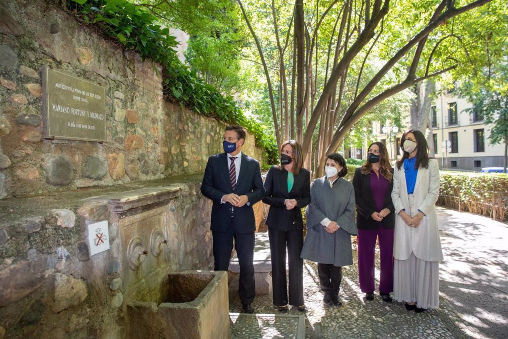 Granada.- La Alhambra homenajea a Mariano Fortuny y Madrazo con una placa en el lugar donde nació hace 150 años