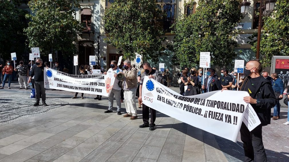 protesta interinos ayuntamiento