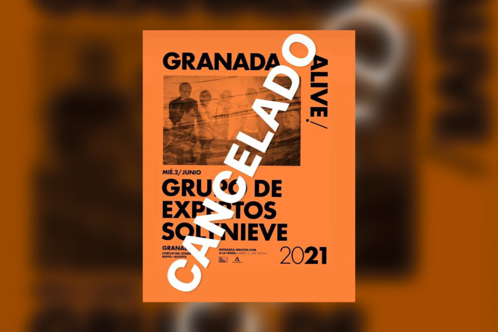 CARTEL GRANADA ALIVE CANCELADO