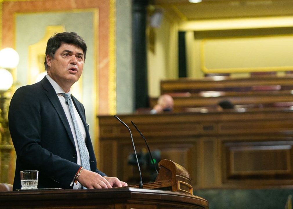 Carlos Rojas, durante una invervención en el Congreso-foto archivo PP