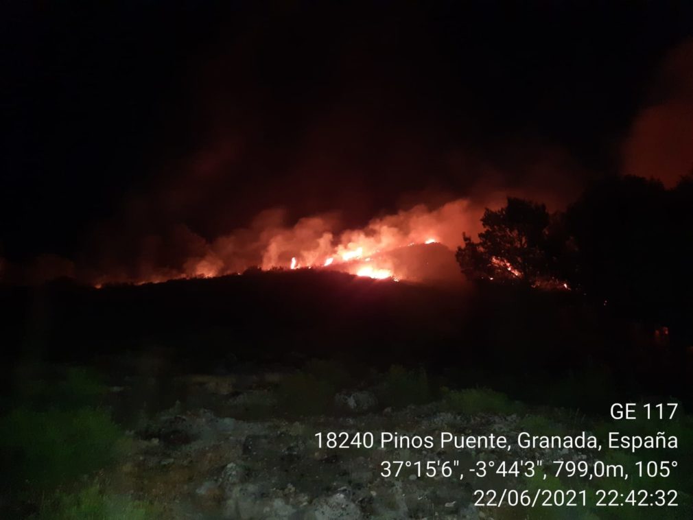 incendio pinos puente infoca