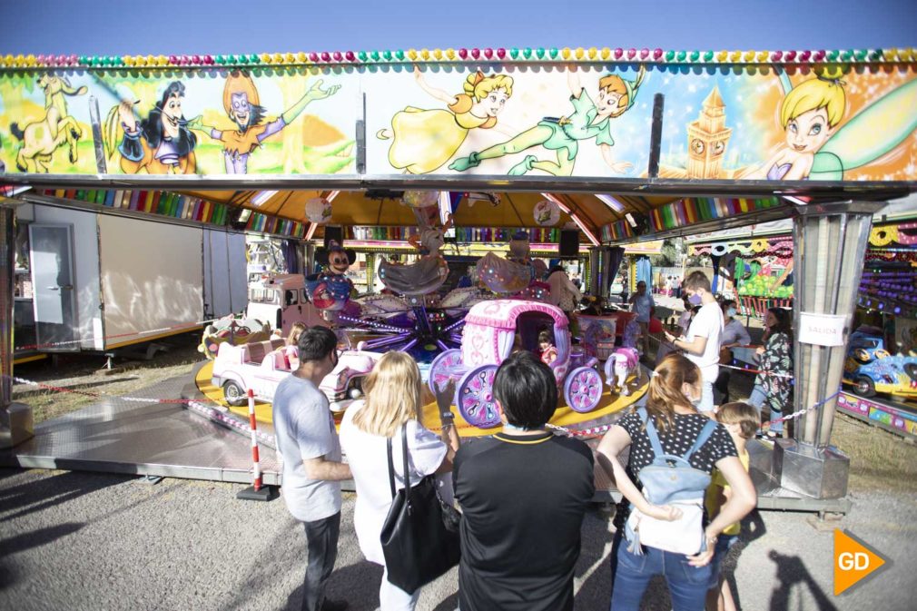 Inaguracion de los columpios de la feria de Granada 2021