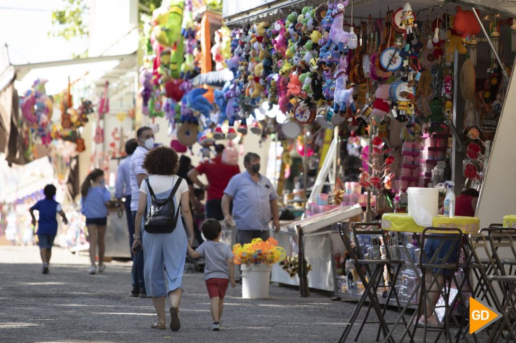 Inaguracion de los columpios de la feria de Granada 2021