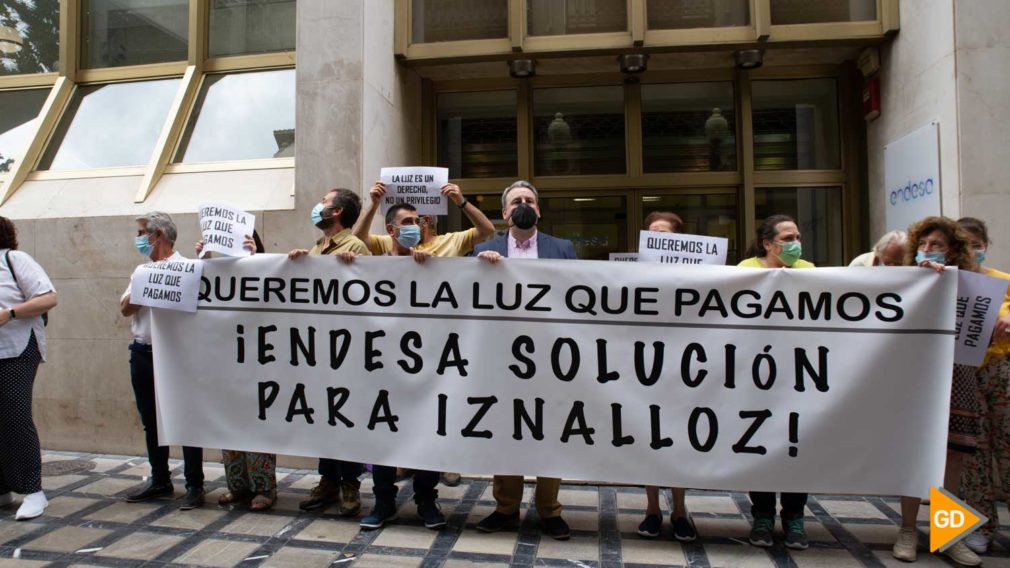 Manifestacion por cortes de luz en iznalloz Carlos Gijón-2