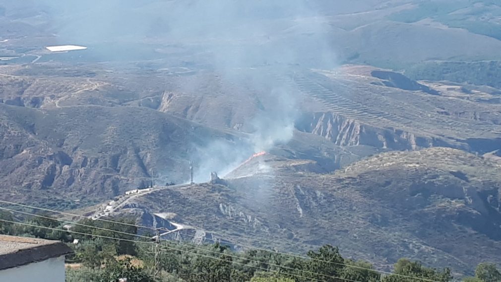 Incendio en paraje Picena