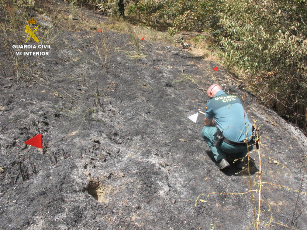 Incendio Güejar Sierra