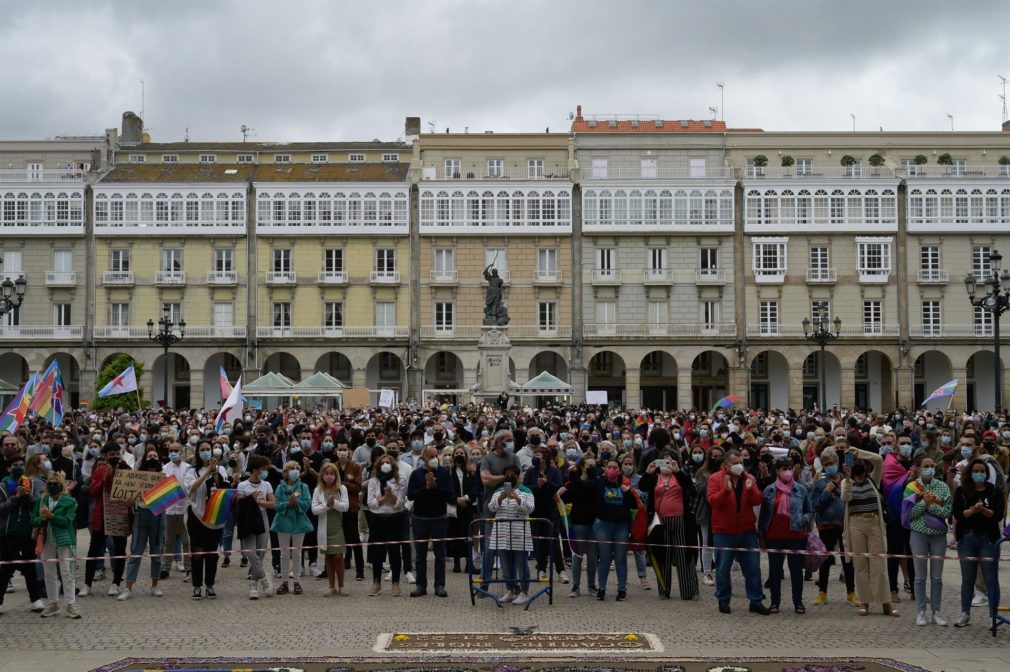 cocnentracion contra agresiones lgtbifobicas