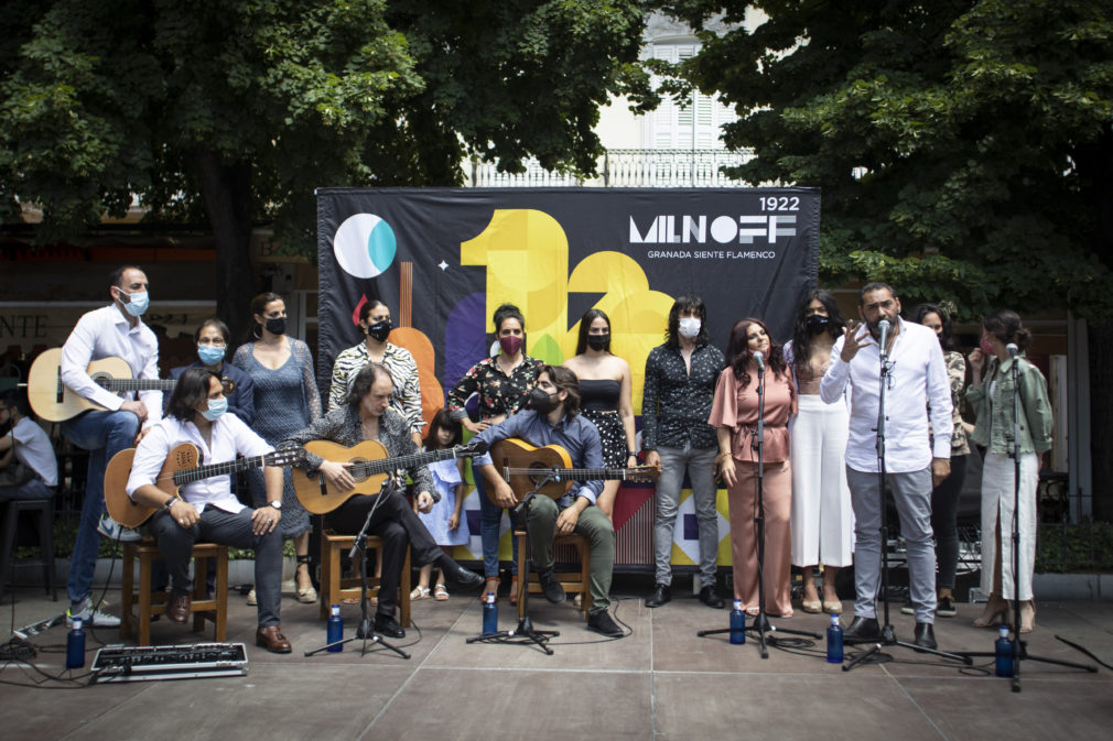 Presentacion del festival Milnoff 2021 en la plaza Bib Rambla de GranadaDomingo 20 de junio del 2021 Granada, Andalucía, España. Foto Antonio L Juárez
