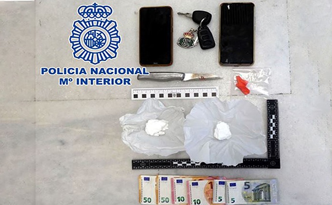 Cocaína intervenida Motril