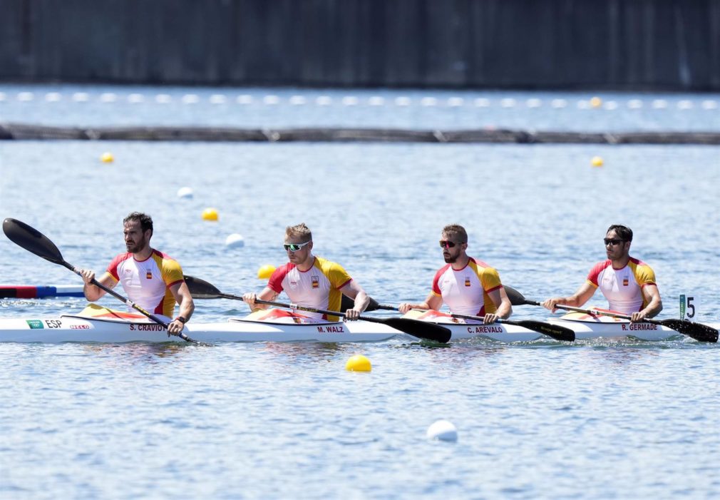 El K4 500 español accede a la lucha por las medallas