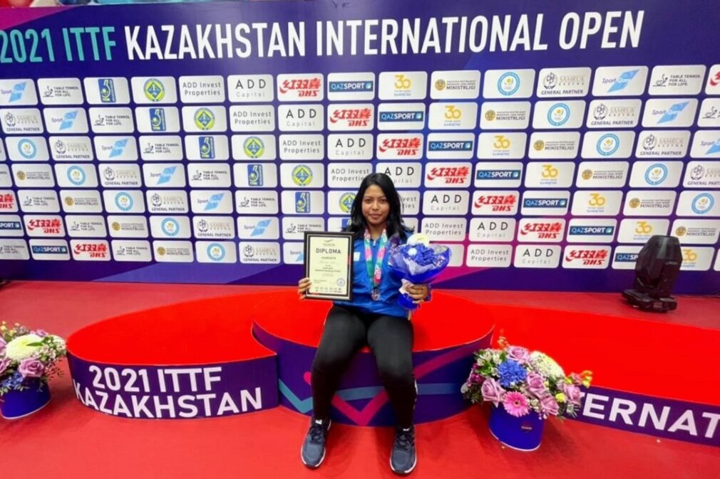 Nath Kaushani, medalla de plata del ITTF Kazakhstan Open