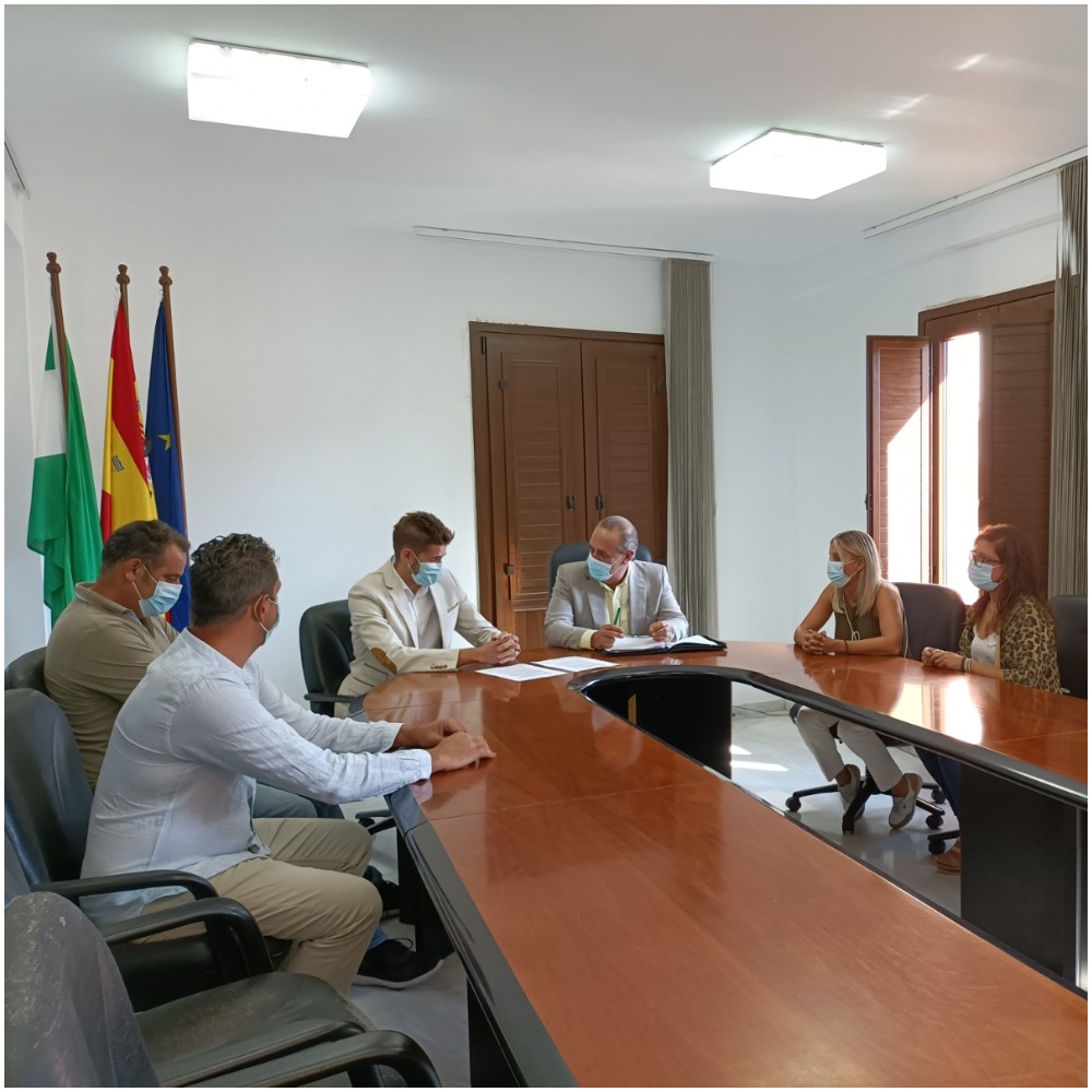 visita delegado Admón Local a Lanjarón