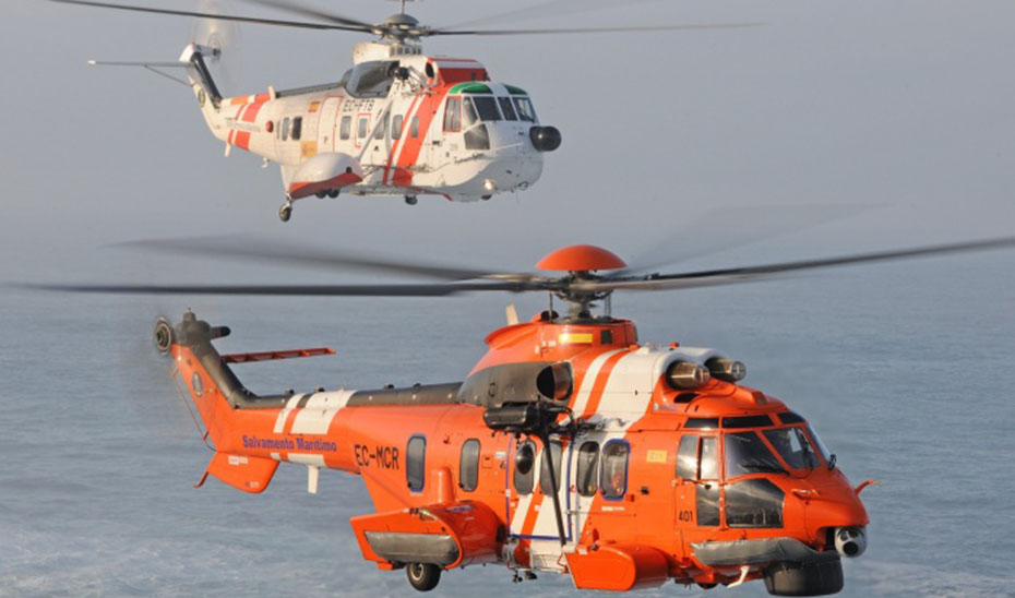 salvamento maritimo helicoptero 112
