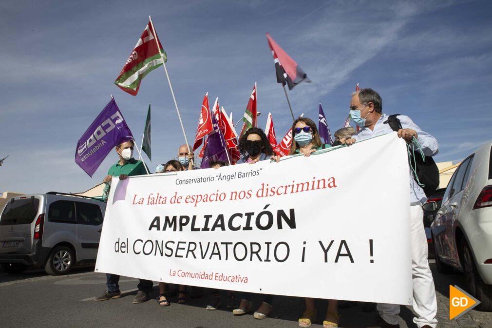 Protesta en el conservatorio Angel Barrios Carlos Gijón-4