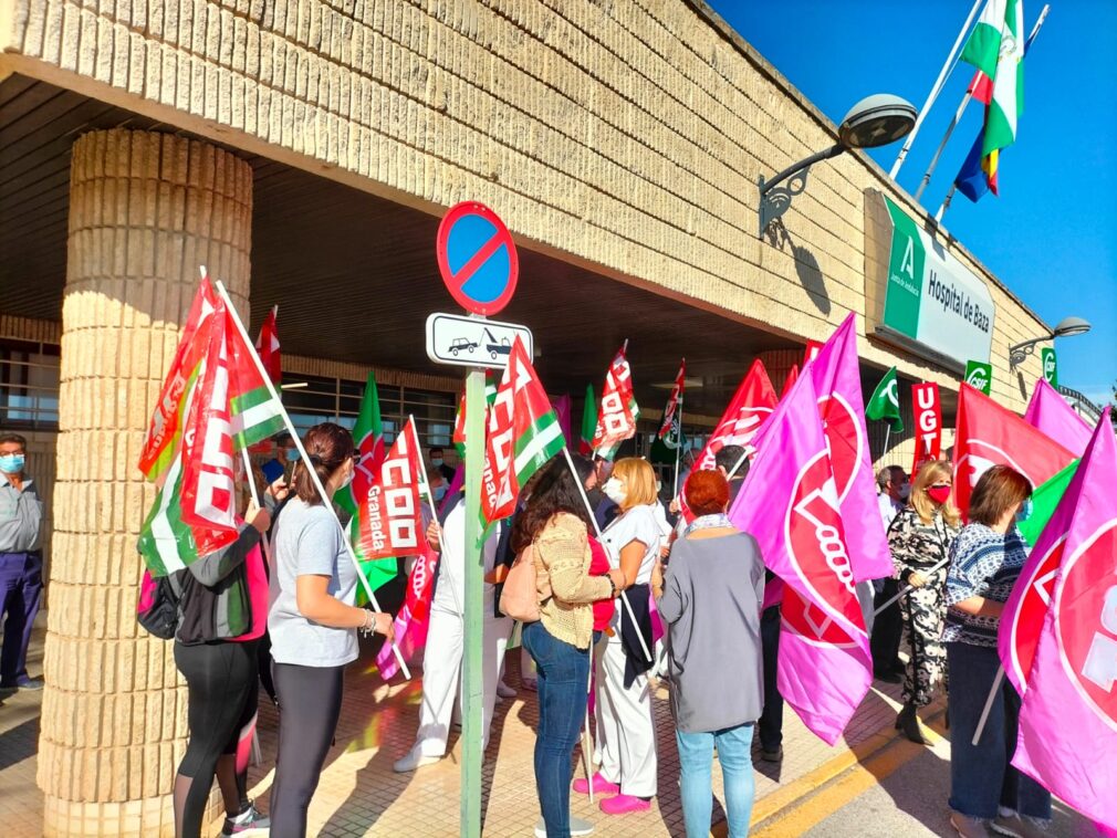 Hospital Baza manifestación