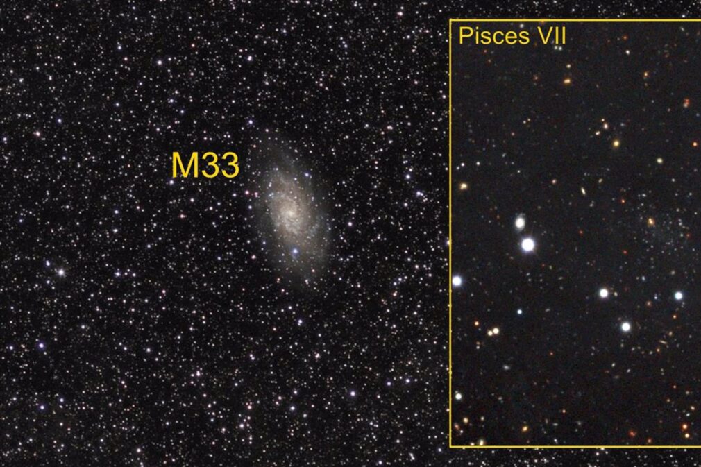 Granada.- Hallada una posible galaxia satélite de M33, vecina del Grupo Local