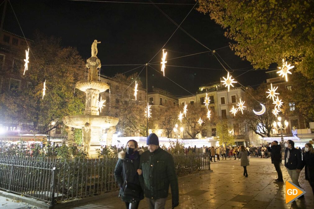 Encendido de las luces de Navidad en Granada