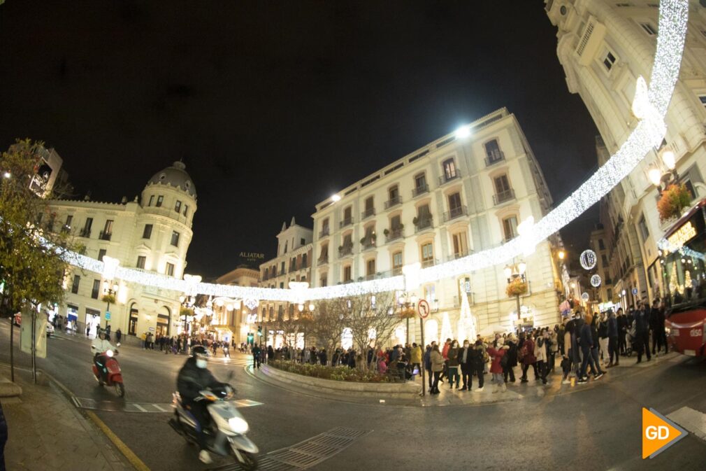 Encendido de las luces de Navidad en Granada