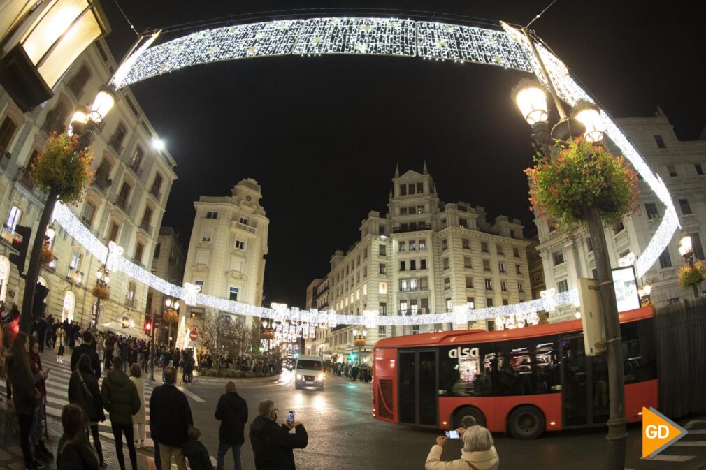 Encendido de las luces de Navidad en Granada