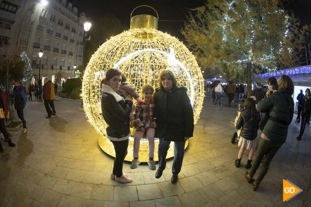 Encendido de las luces de Navidad en Granada