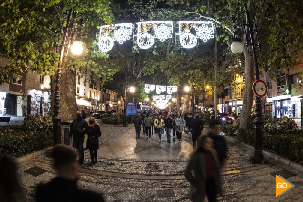 Encendido de las luces de Navidad en Granada