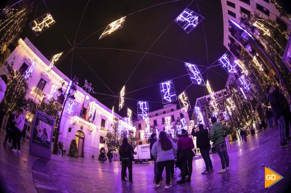 Encendido de las luces de Navidad en Granada