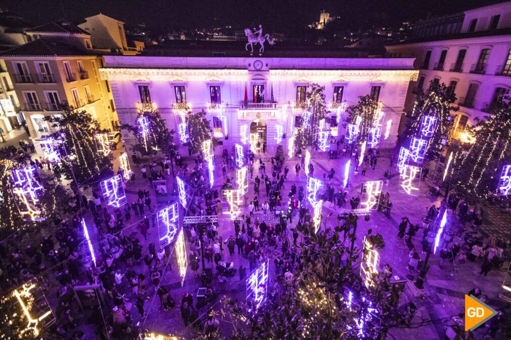 Encendido de las luces de Navidad en Granada