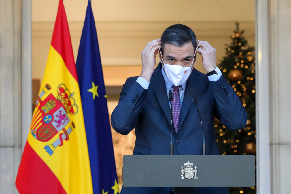Pedro Sánchez a su llegada declaración institucional - EUROPA PRESS-M.FERNÁNDEZ. POOL - Europa Press