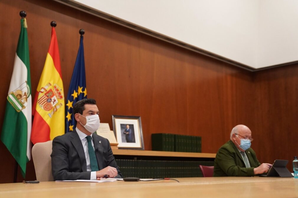 Conferencia.- Moreno ve "buena medida" la mascarilla en exterior pero insiste en que las medidas llegan tarde