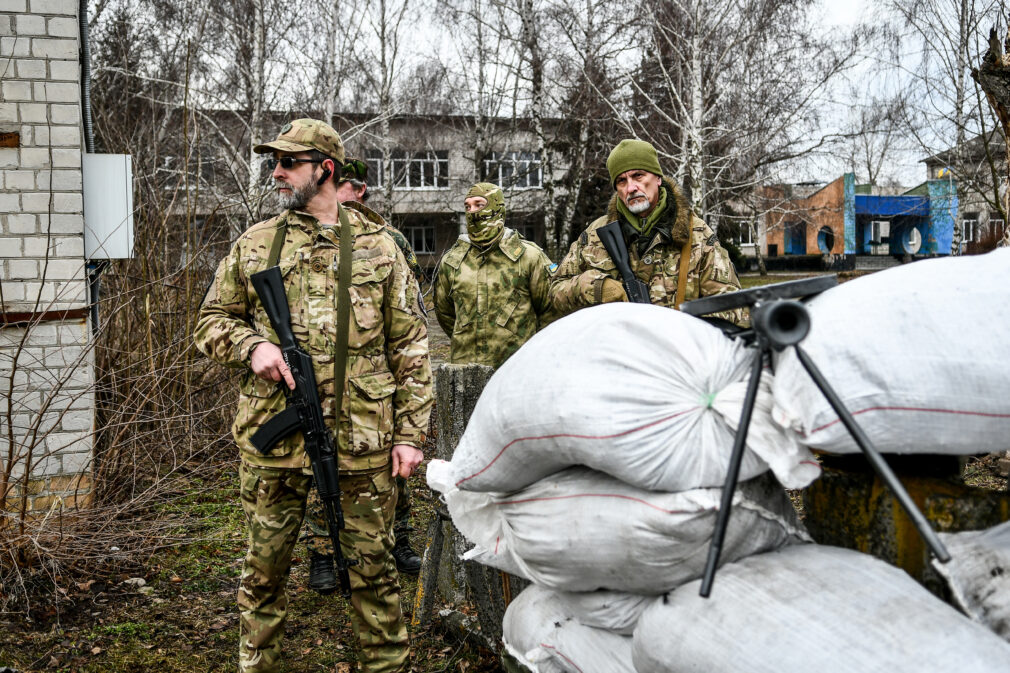 Ukraine conflict - Ukrainian military exercise