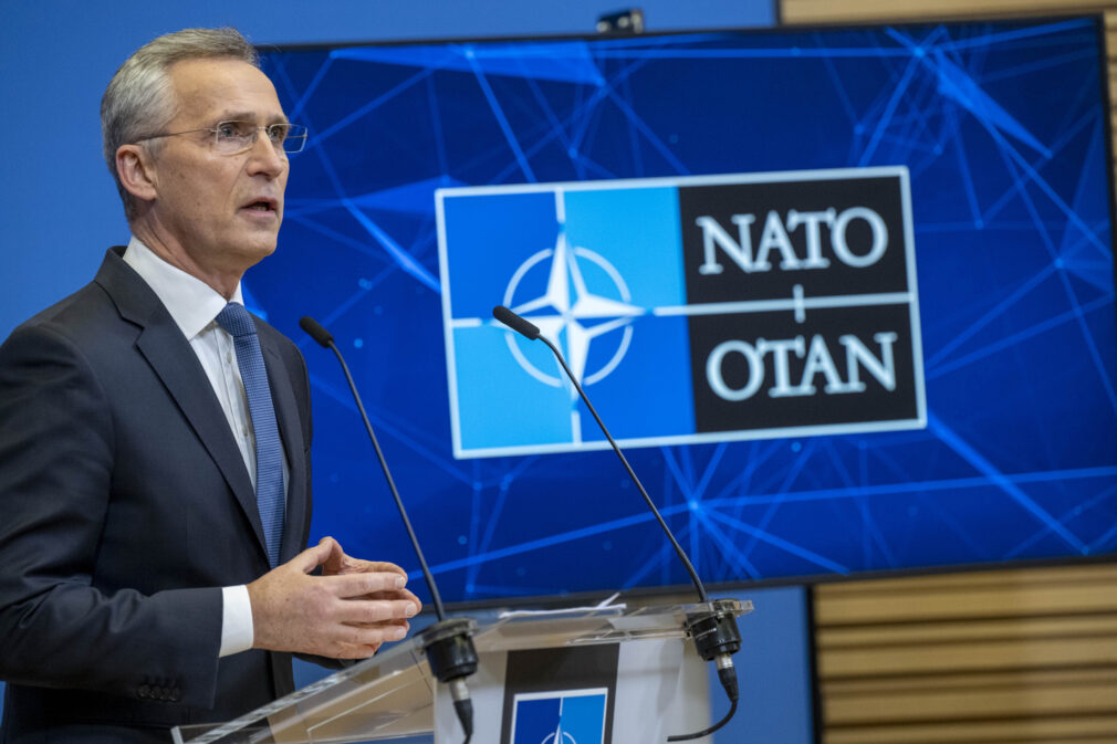 NATO Secretary General Stoltenberg press conference in Brussels