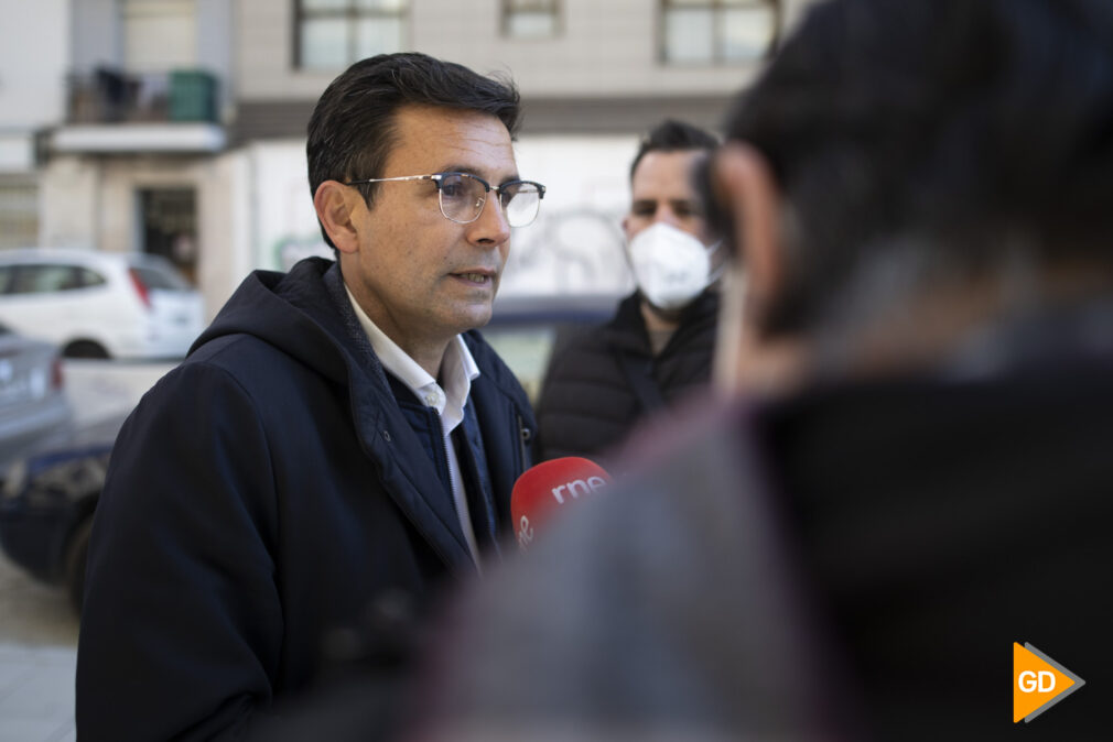 Francisco Cuenca visita las obras de la zona de Arabial