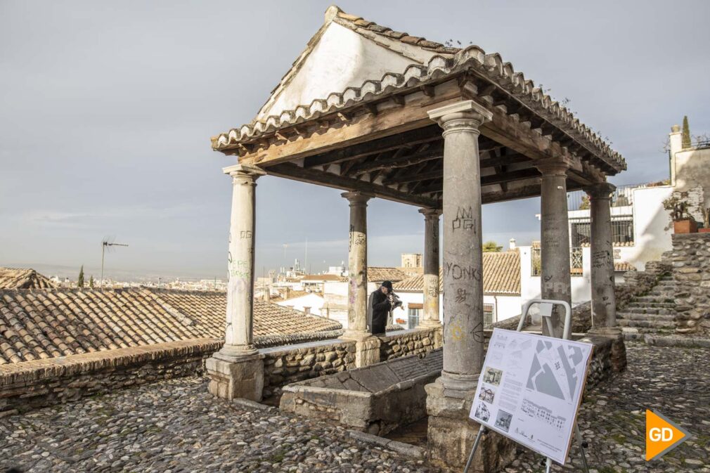 visita las obras del lavadero de la Plaza del Sol