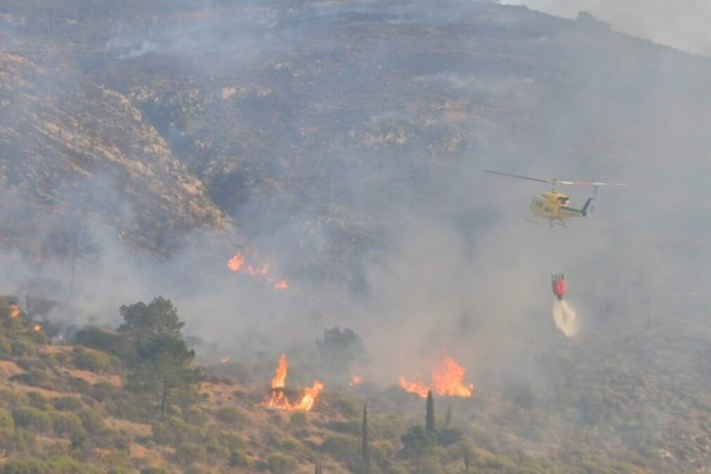 Granada.- Sucesos.- El incendio de Lecrín afectó a 155 hectáreas forestales