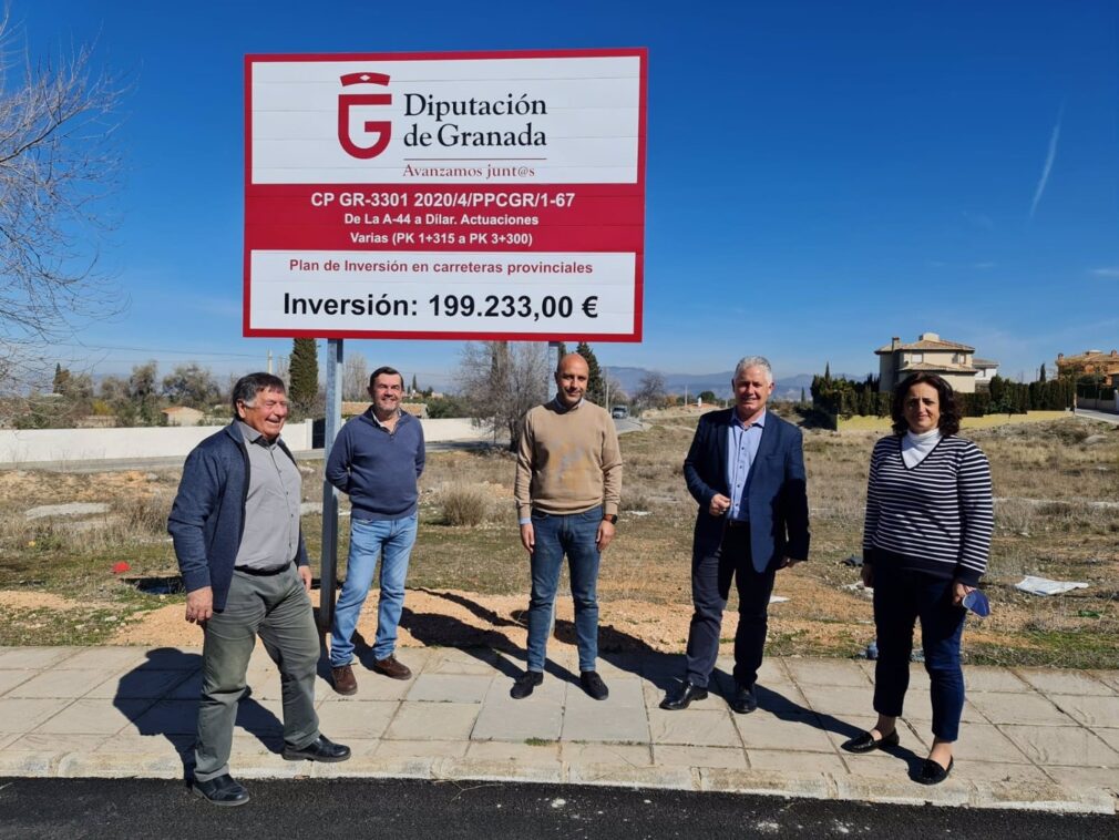 Granada.- Diputación invierte 199.233 euros en conservación y mejora de la GR-3301 a su paso por Otura