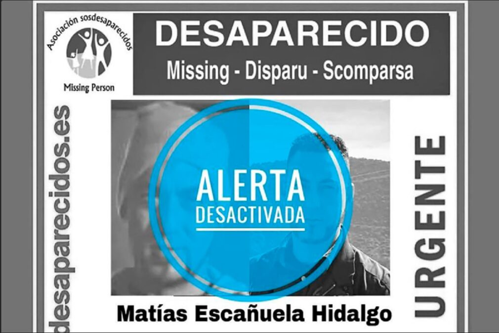 localizado desaparecido matias