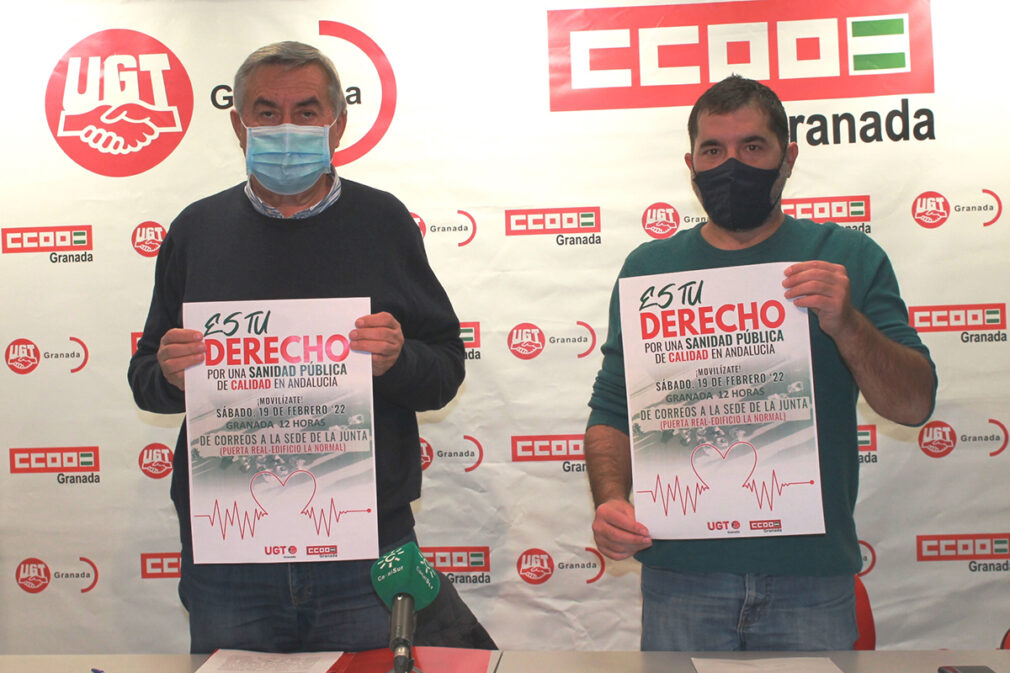 ugt y ccoo movilizacion 19F en defensa sanidad pública