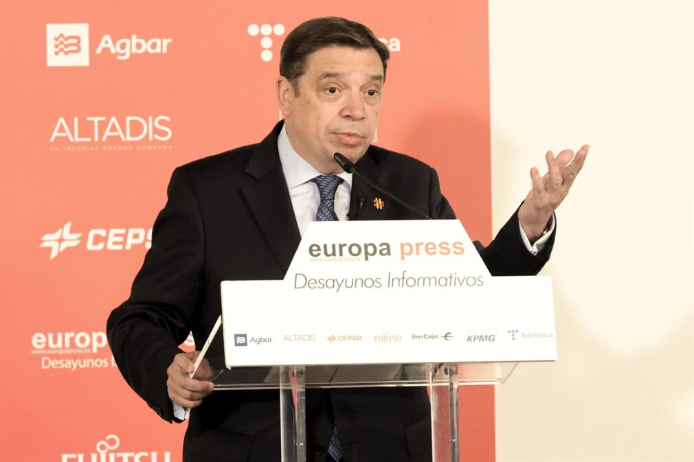 El ministro de Agricultura, Luis Planas, interviene desayuno informativo de Europa Press - Foto - Eduardo Parra - Europa Press