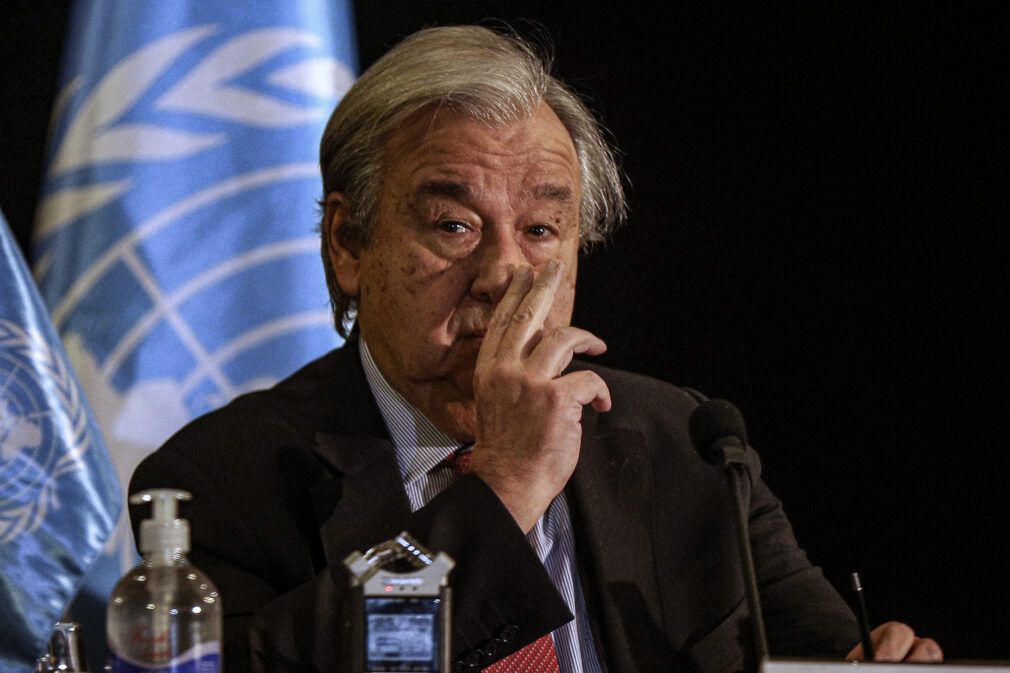UN Secretary General Antonio Guterres
