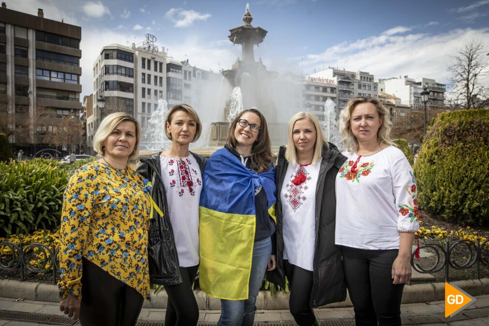 Mujeres ucranianas por el día de la mujer en Granada