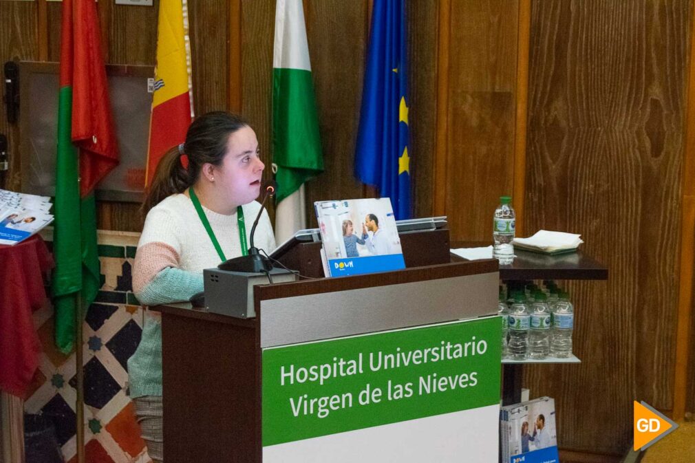 PRESENTACION GUIA NACIONAL DE SALUD PERSONAS CON SINDROME DE DOWN HOSPITAL VIRGEN DE LAS NIEVES SALÓN DE ACTOS- Clara J Franco-5