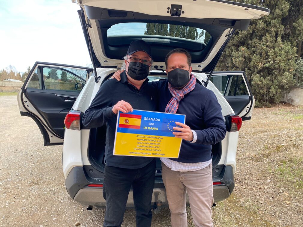 Ramón Mas y Curro Ledesma Viaje a Polonia desde Granada refugiados