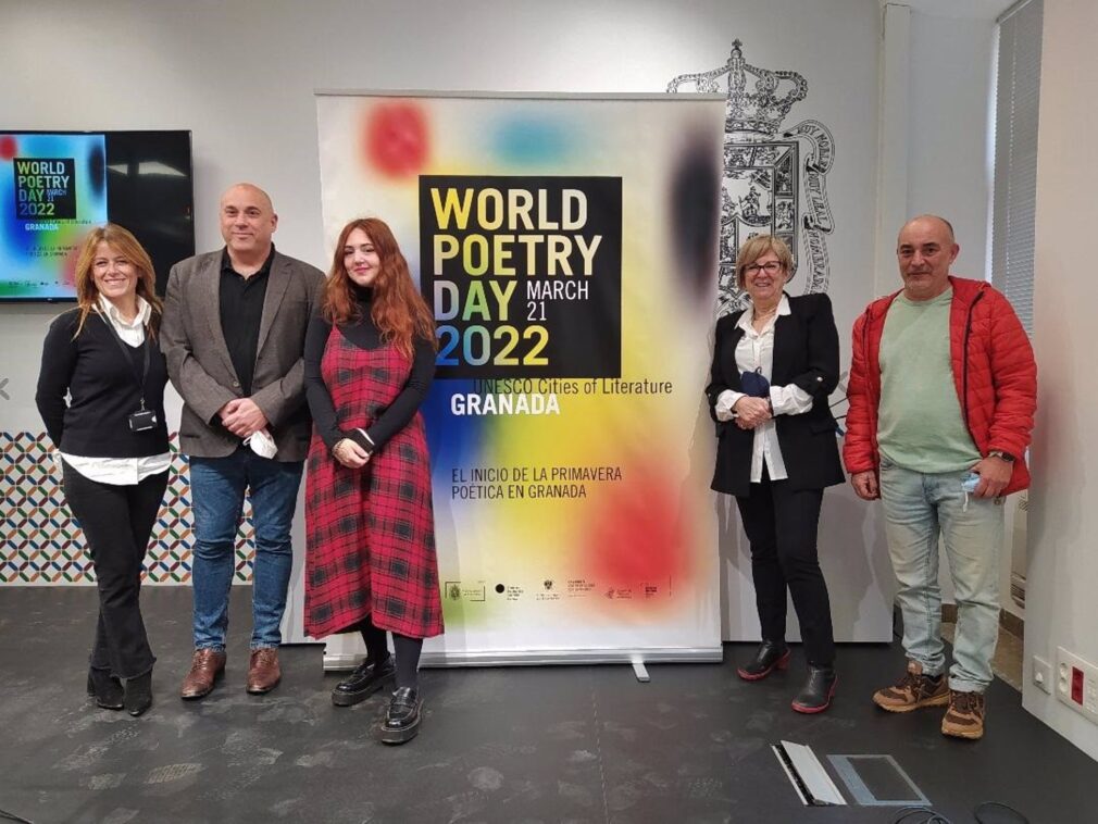 Granada.- El Día Mundial de la Poesía reúne el lunes a más de 60 poetas en espacios públicos