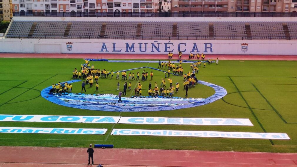 Granada.- Almuñécar monta una gota-mosaico de 2.000 metros cuadrados para celebrar el Día Mundial del Agua