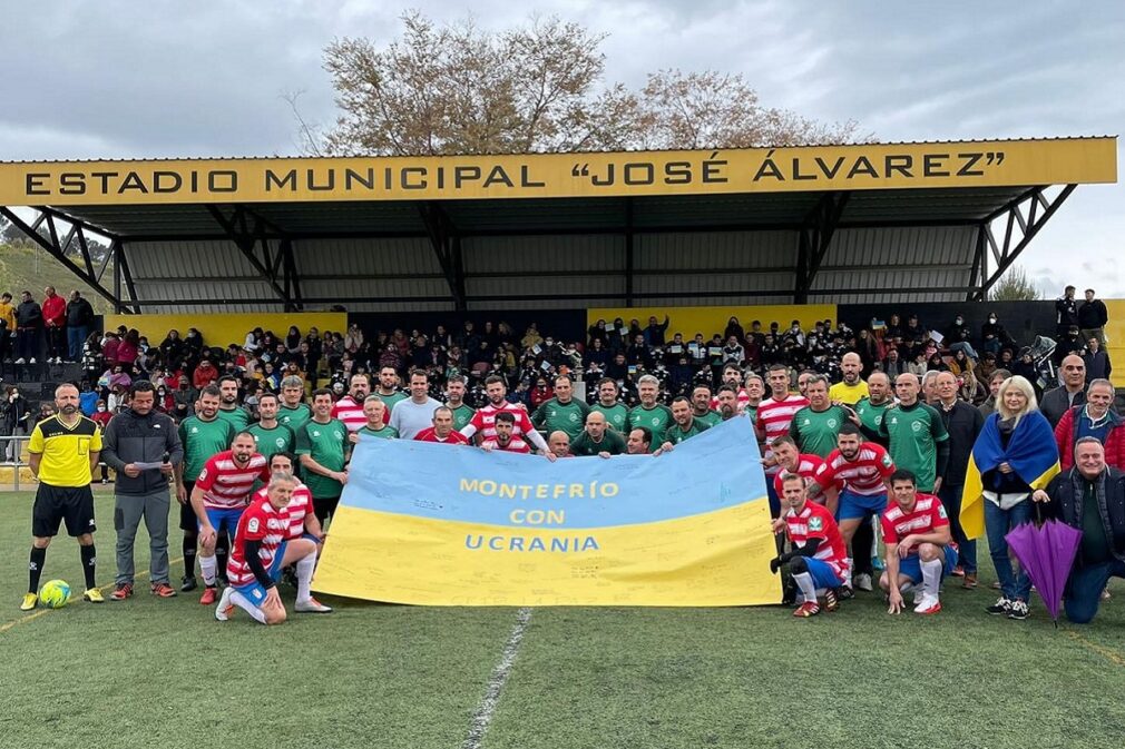 partido solidario ucrania veteranos montefrio asociacion exjugadores granada cf